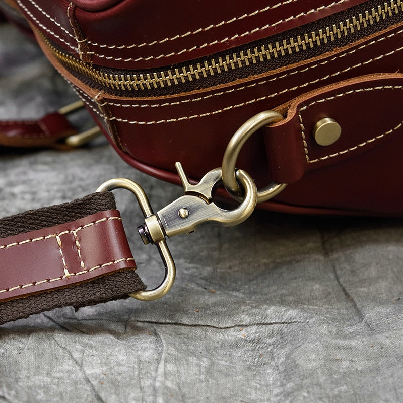 Vavas Sac de voyage en cuir - Weekender de luxe pour hommes et femmes