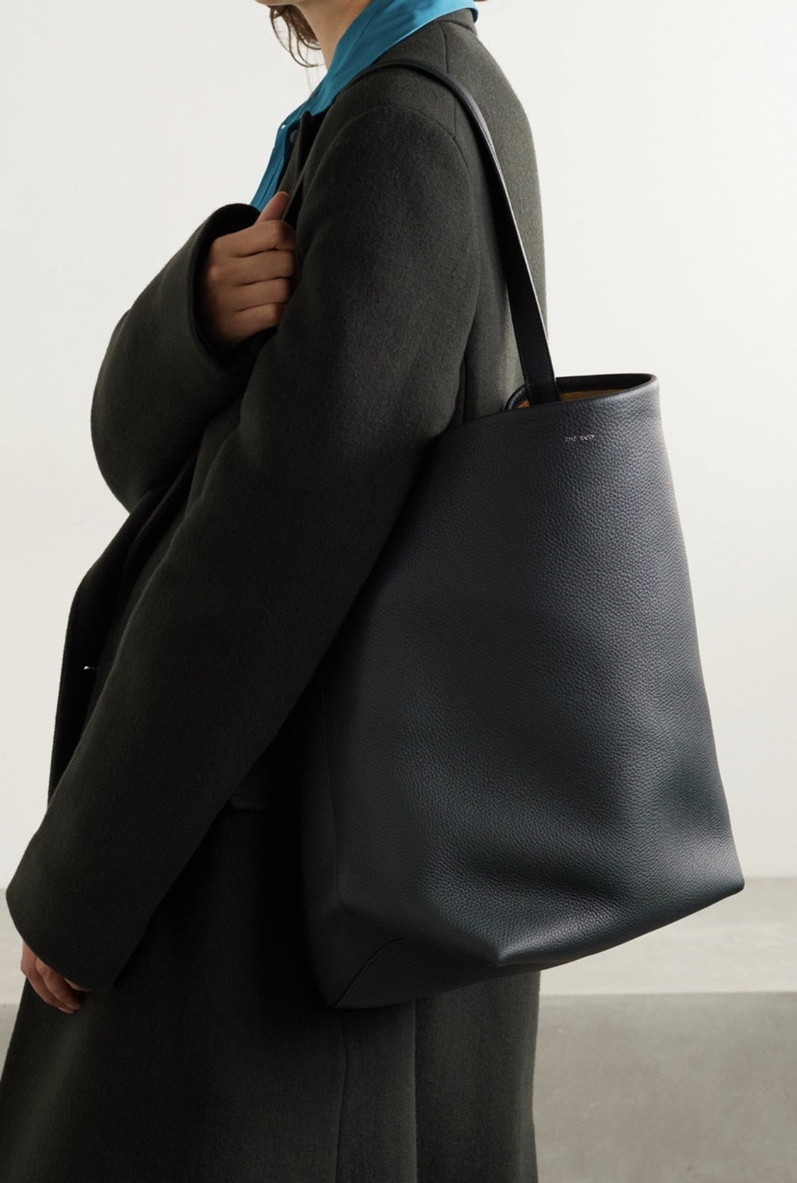 RowRuche Sac en cuir de vachette
