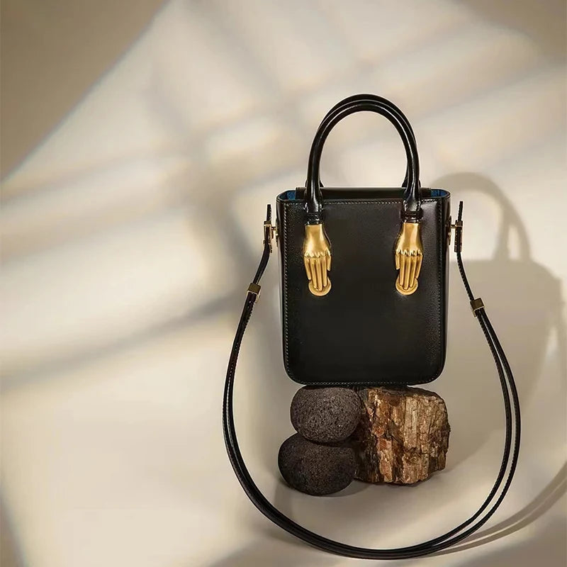 Sac à Main Lumineux en Cuir