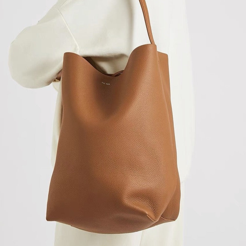 RowRuche Sac en cuir de vachette