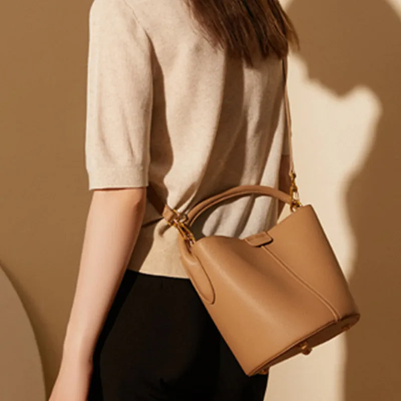 Toixen Sac à Main Classique en Cuir
