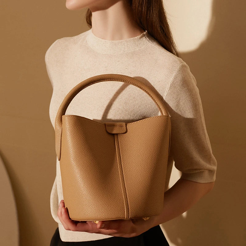 Toixen Sac à Main Classique en Cuir