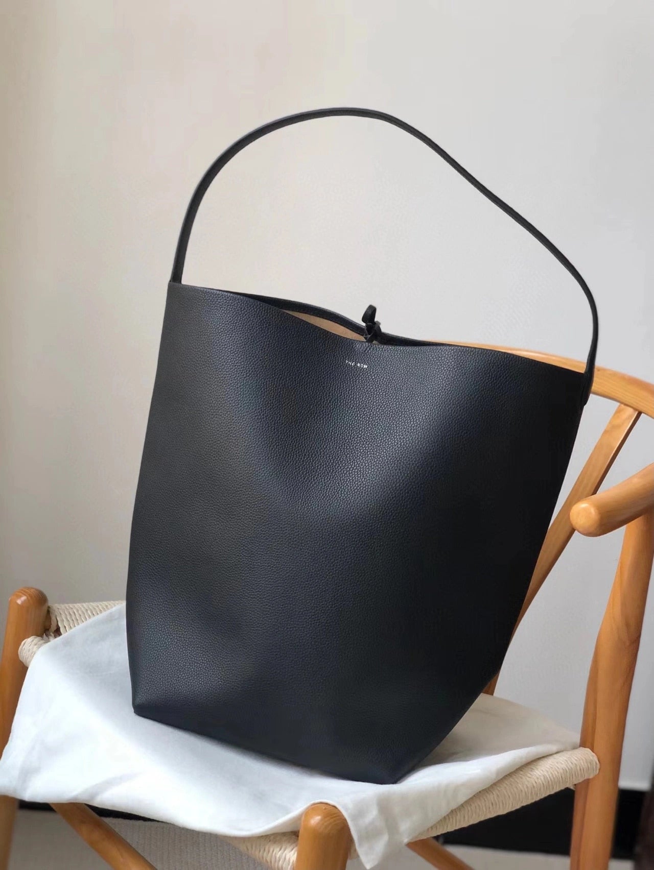RowRuche Sac en cuir de vachette