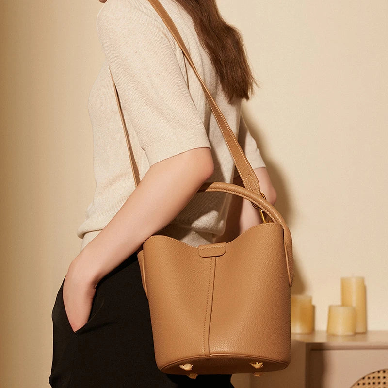 Toixen Sac à Main Classique en Cuir