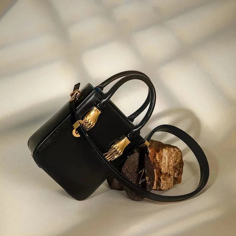 Sac à Main Lumineux en Cuir