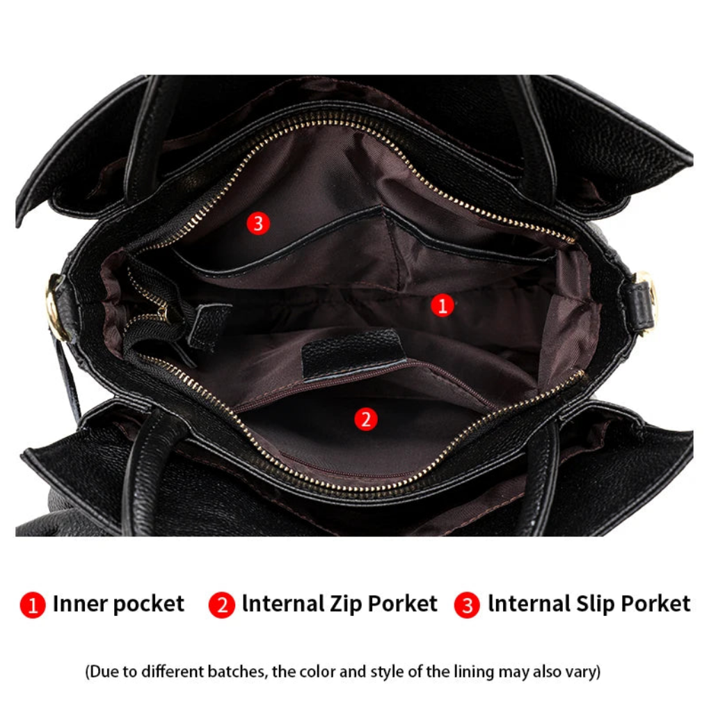 Sac Cabas Luxe Élégant Embrace en Cuir