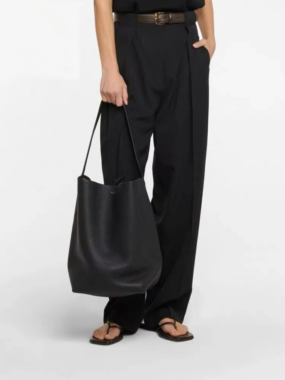 RowRuche Sac en cuir de vachette