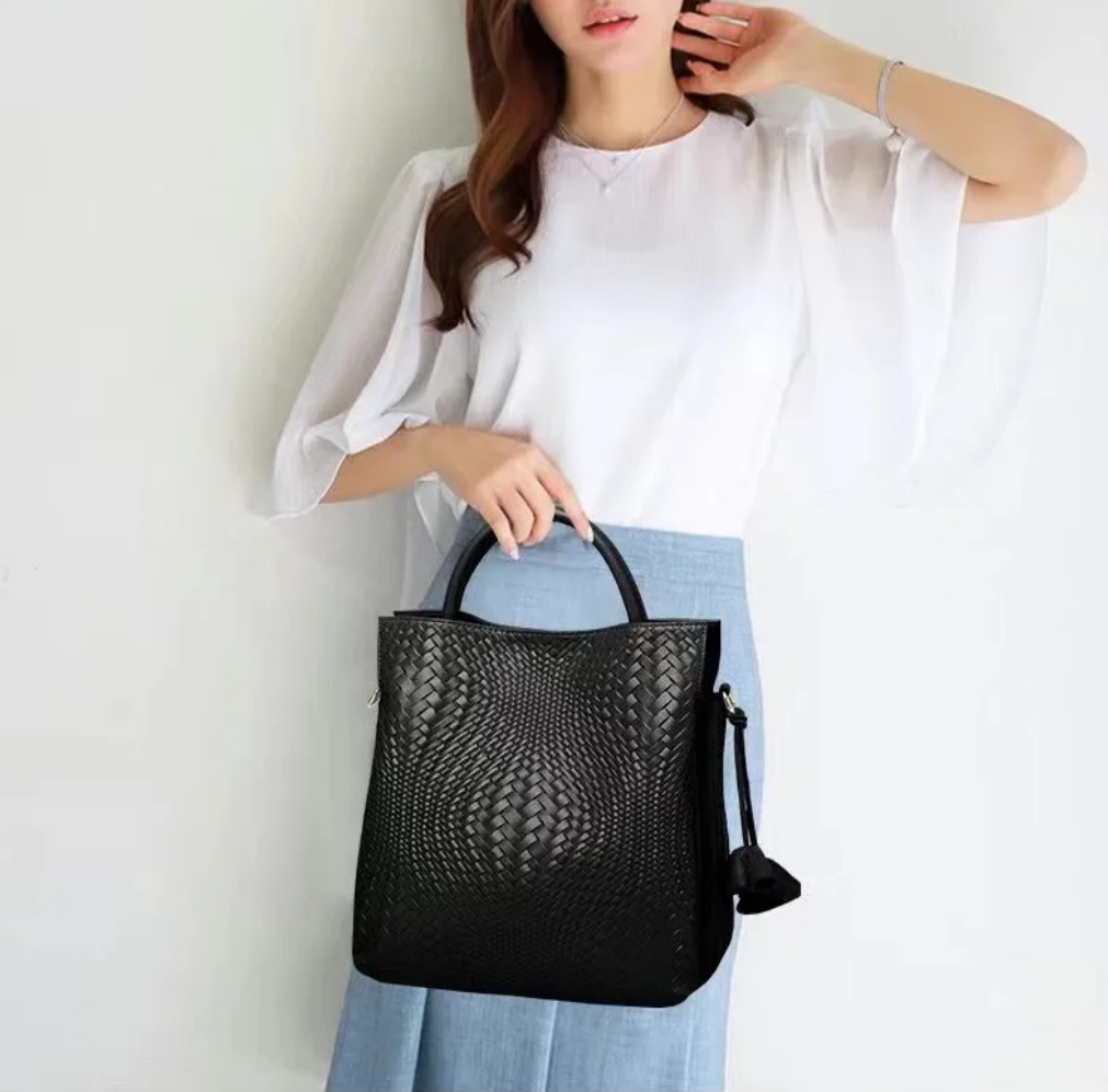 Sac Cabas Luxe Élégant Embrace en Cuir
