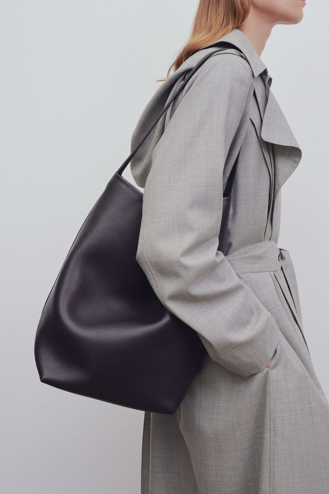 RowRuche Sac en cuir de vachette