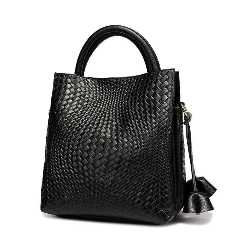 Sac Cabas Luxe Élégant Embrace en Cuir