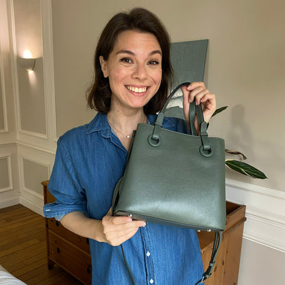 Timeless Vogue Sac à bandoulière en cuir véritable pour femme 2024