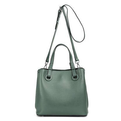 Timeless Vogue Sac à bandoulière en cuir véritable pour femme 2024