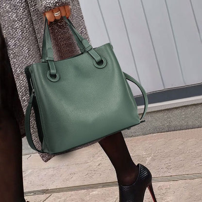 Timeless Vogue Sac à bandoulière en cuir véritable pour femme 2024