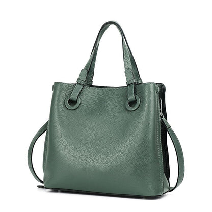 Timeless Vogue Sac à bandoulière en cuir véritable pour femme 2024