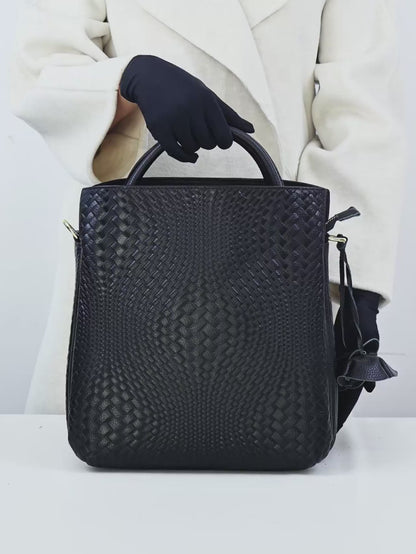 Sac Cabas Luxe Élégant Embrace en Cuir